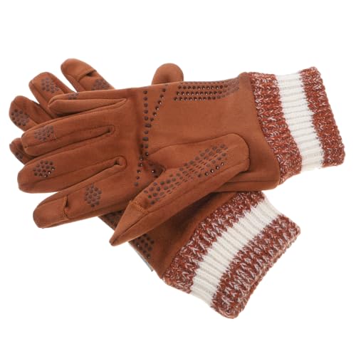 BCOATH Men's Winter Mittens Protective Labor Gloves Breathable and Shock-Absorbing for Running Cycling