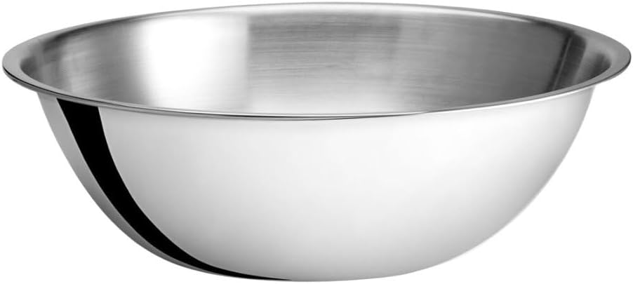 Soro Essentials- 8 qt. Heavy Duty Stainless Steel Mixing Bowl 22 Guage- Baking Bowls Mixing Bowls Kitchen Nesting Bowls Great for Cooking Baking Preparing Dough Batter and Space Saving Storage
