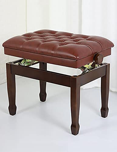 TEmkin Banc de Piano avec Construction en Bois Massif, Banc de Clavier en Cuir, Tabouret de Piano, Hauteur réglable de 10 cm, 60 x 40 x 50-60 cm, Noyer - Les Beatles, Paul McCartney, John Lennon, RIngo Starr, George Harrison TEmkin Banc de Piano avec Construction en Bois Massif, Banc de Clavier en Cuir, Tabouret de Piano, Hauteur réglable de 10 cm, 60 x 40 x 50-60 cm, Noyer – Image 7