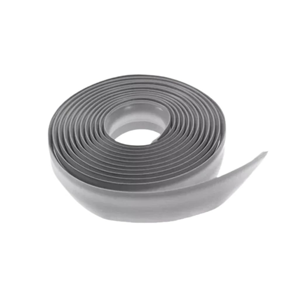 Loacea Floor Threshold Strip Seamless Floor Transition, Strip 5 Meters Adhesive Carpet Edge for Transitions 1pc(Grey)