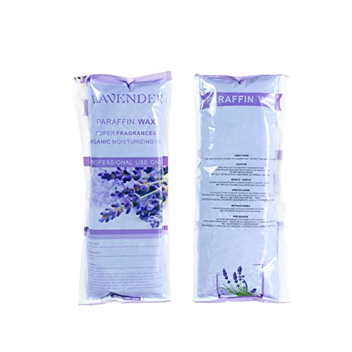 Cera de parafina perfumada lavanda recarga de cera de baño de parafina para manos pies piel seca alivia el dolor Cover