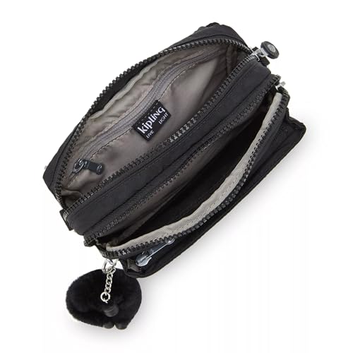 Image of Kipling Women's Abanu Medium Crossbody Bag, Lightweight, Adjustable Nylon Waist Pack with Multi-Compartment Zip Pockets