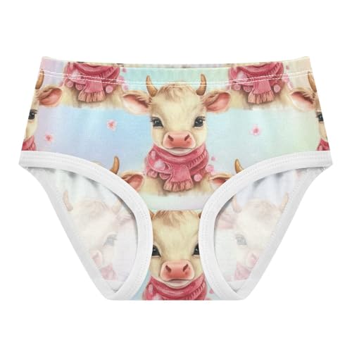 Pattern Girls Underwear Toddler 2t Cotton Panties for Girl Cute Cow Underpants Briefs