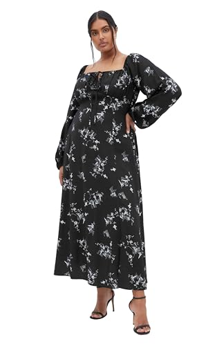 City Chic Women's Plus Size Dress-Urban Maxi, Soul Floral