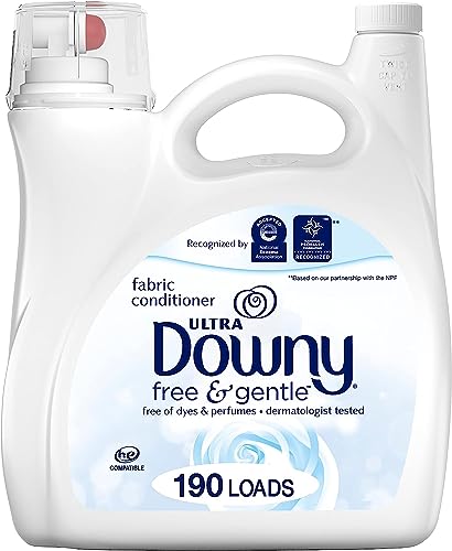 Image of Downy Free & Gentle Laundry Fabric Conditioner (Fabric Softner), 164 Fl Oz, 190 Loads