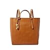 Fossil-Womens-Camilla-Leather-Convertible-Small-Backpack-Purse-Handbag Fossil Women's Camilla Leather Convertible Small Backpack Handbag, Tan