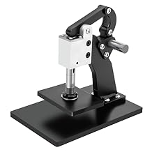 Manual Leather Cutting Machine Leather Mold Die Cutting Machine with PVC Pad Mold Hot Stamping Equipment Die Cutter PVC Hand Press DIY Hand Tool for Cutting Leather Fabric