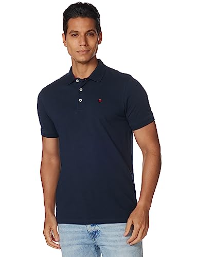 Jack & Jones Jjepaulos Polo Ss Noos Polo, Hombre, Navy...