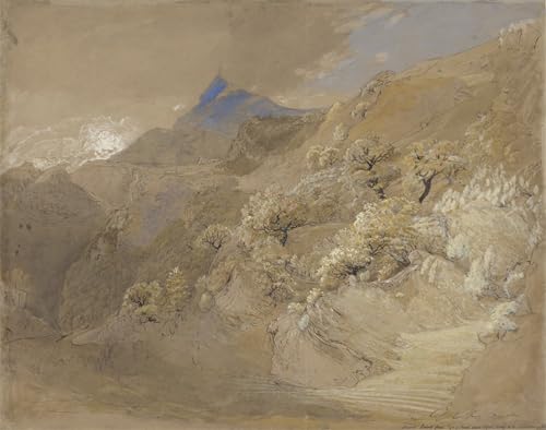 Peintre moderne mur art : le tableau Mont Siabod pour cabinet et bureau