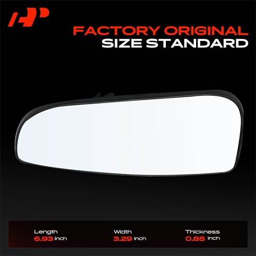 A-Premium Right Passenger Side Lower Mirror Glass with Backing Plate - Compatible with Ram 2500 2019-2022, 3500 2019-2022, 4500 2019-2022, 5500 2019-2022 - Towing Mirror Convex, Without Heated by A-Premium - Used condition - Image 4