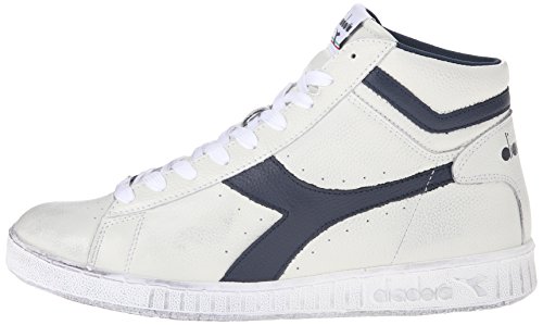 Diadora Unisex Game L High Waxed Hi-Top Trainers, C1161 White Foliage, 10.5 Us Men #TOP7