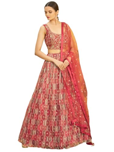 Readymade A Line Wedding Bridesmaid Lehenga With Choli And Dupatta, Party, Festive Wear For Women