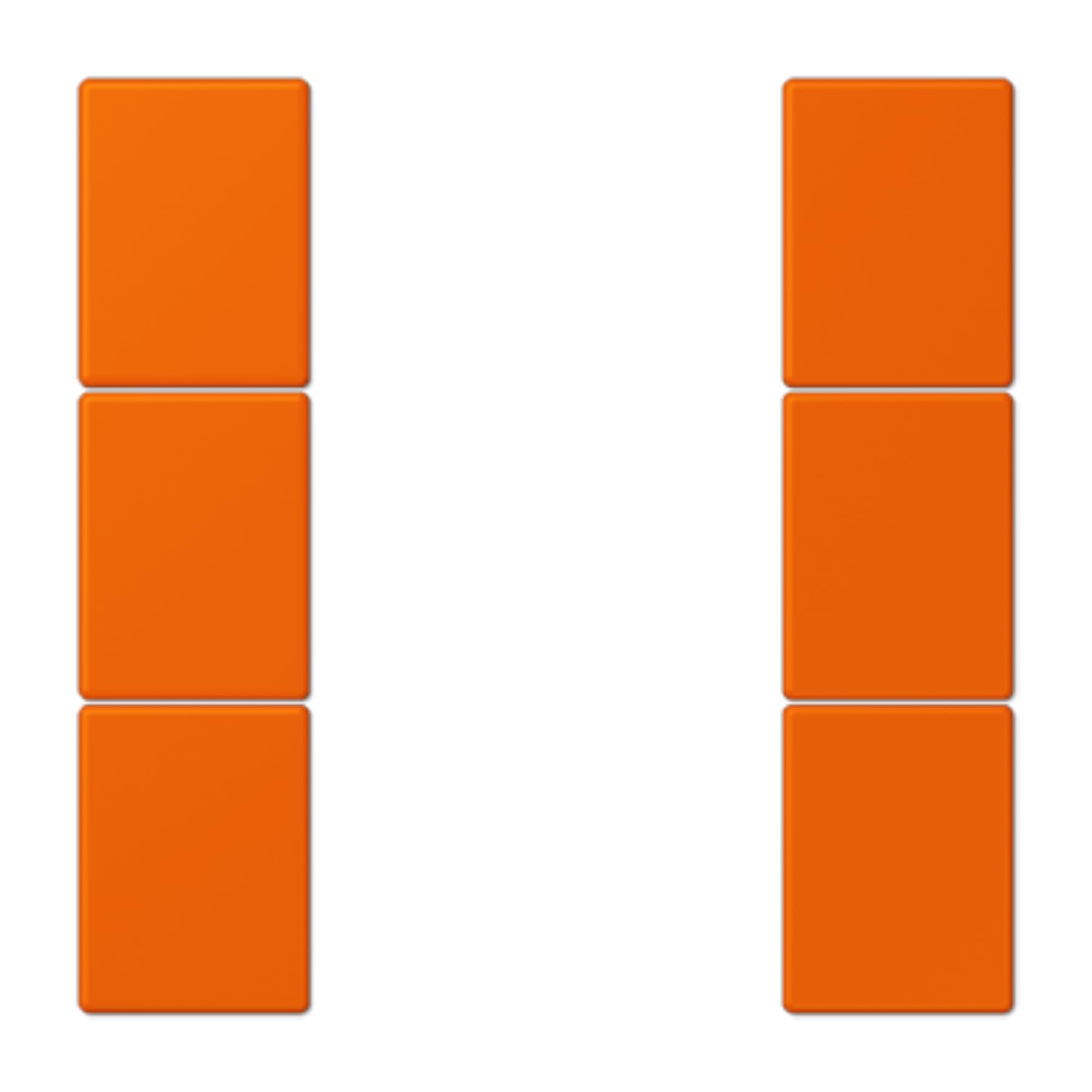 Jeu de touches F50 pour rénover vos interrupteurs 3 phases LC32080 JUNG
