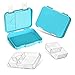 JUSTDOLIFE Boîte à Bento à Compartiments Multiples étanche Lavable en Plastique Portable Réutilisable Conteneur à Lunch Boîte De Rangement des Aliments avec Couvercle Portable Coffre-Fort