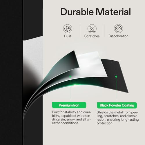 Vivosun HR-0001B Outdoor Handrail, 3 Step Stair Handrail thumb #4