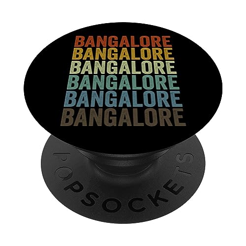 Bangalore India Retro Vintage PopSockets Standard PopGrip