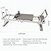 WENMEE Foldable Pilates Reformer - Home Gym Equipment with Adjustable Resistance, Padded Springboard for Yoga, Strength Training
