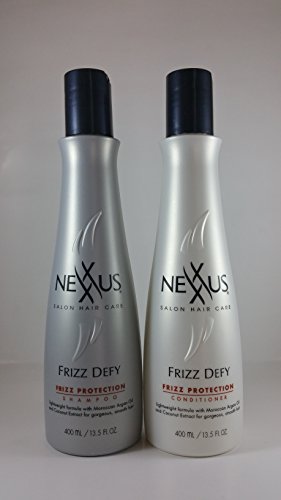NEXXUS Frizz Defy Shampoo & Conditioner, 13.5 Fluid Ounce Bundle