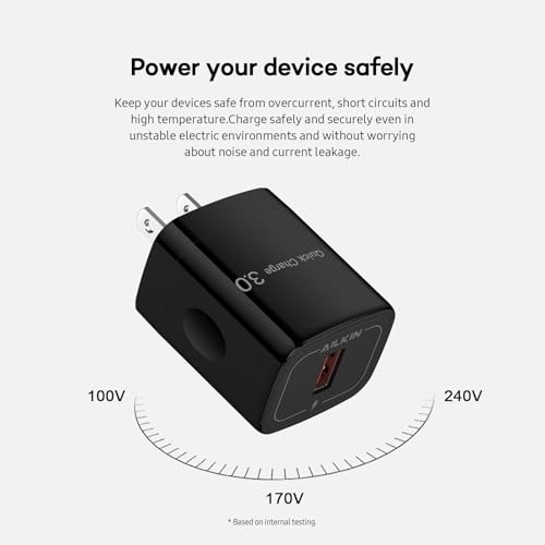 Image of Usb Charger Block With Single USB-A Qc 3.0 Charging Port For Google Pixel 10 Pro Xl 9 9a 8 8a 7, Apple Wall Charger Usba Multi 2 Pack Power Adapter Ac Cube for iPhone, Samsung Galaxy, Wireless Charger