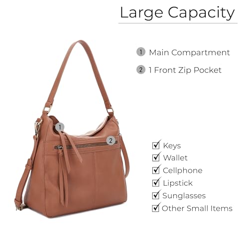 Image of JESSIE & JAMES | Dakota Top Handle Concealed Carry Hobo Purse with Adustable Shoulder Strap