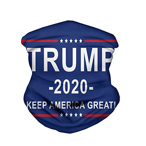 MLMYH Unisex Trump 2020 Face Mask Neck Gaiter Windproof Mask Dust Outdoor Balaclava Scarf Bandana-M3