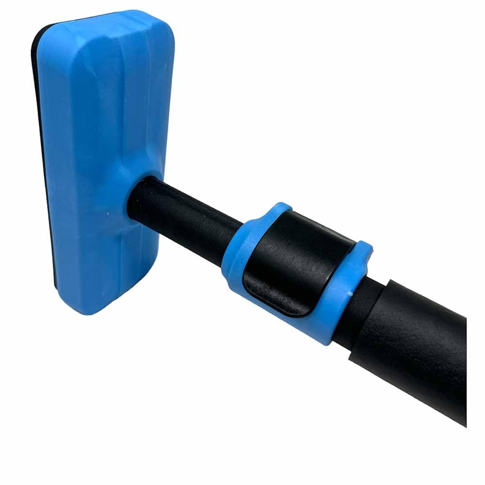 Vetrineinrete® Barra per trazioni da porta regolabile da 95 a 120 cm fissaggio senza viti sbarra per allenamento bicipiti dorsali tricipidi addominali carico max 200 kg