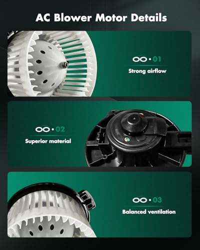 Image of SCITOO HVAC Heater Blower Motor Front Fit For Mercedes-Benz Model - For ML320 2000-2003,For ML350 2003-2005,For ML430 2000-2001,For ML500 2002-2005,For ML55 AMG 2000-2003 Replacement For # 700207