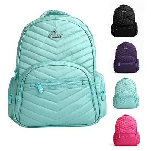 NEXMIDIO Mochila Escolar Feminina Antifurto com Divisor Acolchoado para Notebook de 17 Polegadas, Múltiplos Bolsos Organizadores, Ideal para Faculdade, Trabalho ou Viagem