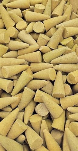 50 conos de incienso con aroma a citronela para interior, jardín, exterior, yoga, hierba de limón