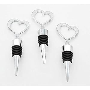 JUNSHUO 3 Stuks Vacuüm Hartvormige Wijndoppen – zinklegering Flessenstopper – Reserve Flessendop – Wijnstopper…