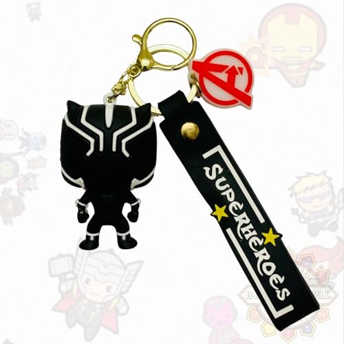 Image of Cute 3D Keychain | Keyring & Quirky Bag Charm | Hard Silicone, Unbreakable | Travel Essential | Kids Friendly | Strap & Bag Hook