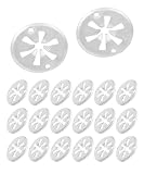 RACOONA 20PCS Radiator Support & Splash Shield Push-On Retainer,Car Clips Car Push-On Retainer,Car Accessories Automotive Clip Splash Shield Clips,Replace #N90-335-006 N90335004 N90796501 N9079650