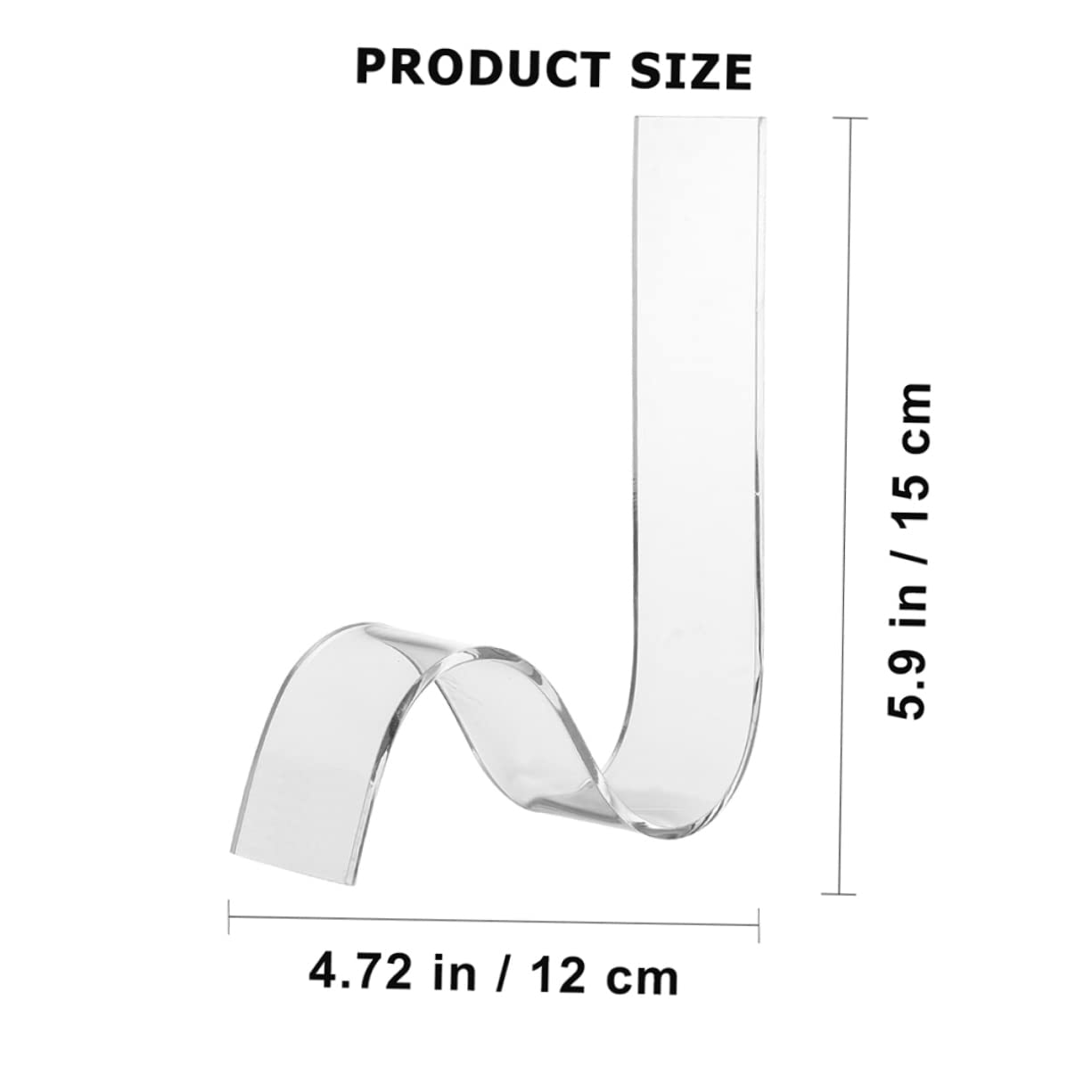 Cabilock 4 Pcs High Heels Shoe Rack Sandal Display Stand Sandal Storage Stands Clear Shoe Rack Shoe Display Stand Clear Sandals Shoe Holder Display Shoe Shelves Acrylic Display Stand