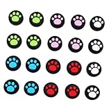 POPETPOP 20pcs Silicone Cap Joystick Cover Cat Claw Design for Game Accessories