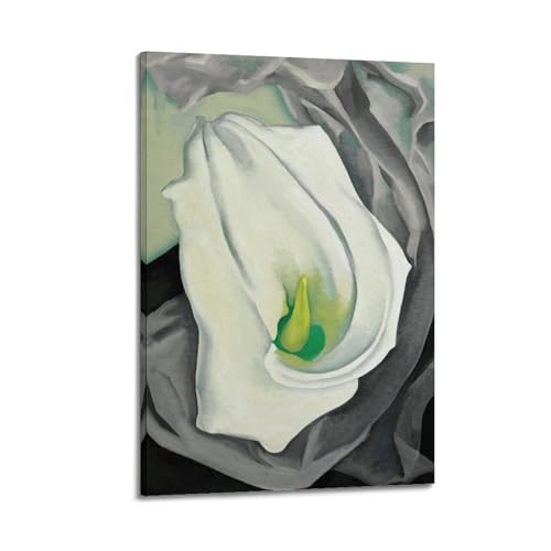 Georgia O'KeeffeaiLily-Yellowj̃|X^[LoX̌l̑̔̕ŉ|G掺̉Ƃ̃A[g[N20x30inch(50x75cm)