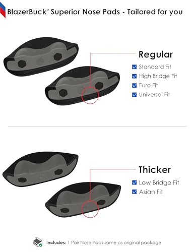 Image of BLAZERBUCK Replacement Nose Pads for Oakley Straight Jacket 2007 Sunglass