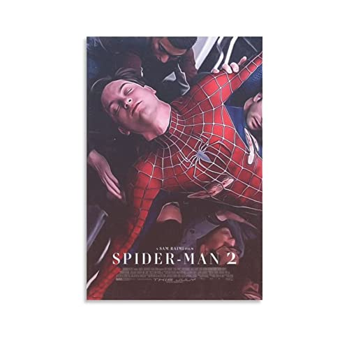 Peintures Sur Toile Tobey Maguire Spiderman Poster Canvas Wall Art Pictures for Bedroom Wall Art Gifts Decor 50X70cm Senza Cornice