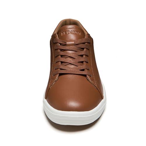 NEDAWM Mens Dress Sneakers Leather Casual Dress Shoes for Men Oxford Plantar Fasciitis Shoes for Heel Pain Relief2