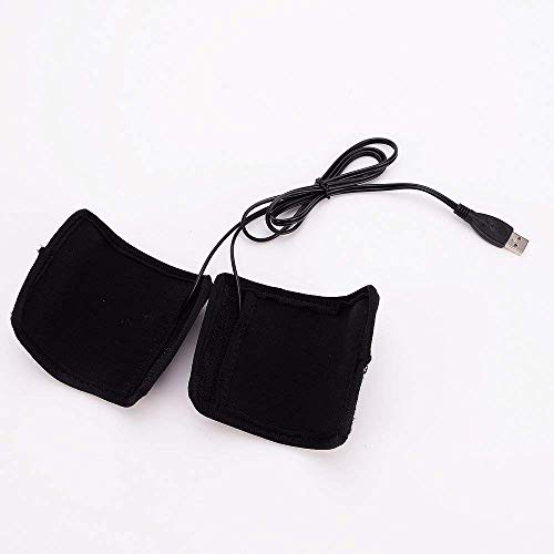 Carviya Winter Motorcycle ATV Scooter USB Heated Grips Handlebar 7/8"-11/5"(22-30mm) Warmer Sleeves with Switch to Control Temperature