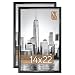 MCS Trendsetter 14x22 Inch Poster Frame (2pk), Black (65751)