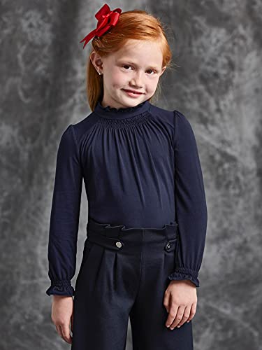 Abel & Lula Turtleneck for Girls Navy4