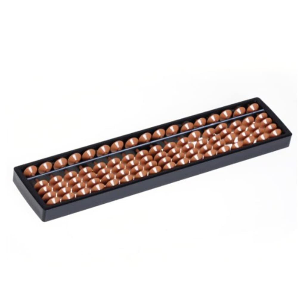 HEALLILYBead Arithmetic Abacus 17 Digits Rods Abacus Soroban Abacus Math Chinese Japanese Calculator Counting Tool Kids Calculating Tool for Students Accountants