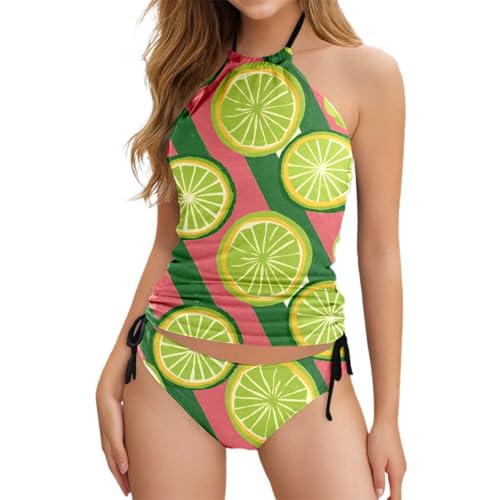 Maillot de bain 2 pièces push-up : masquez les rondeurs avec ce bikini taille haute chic
