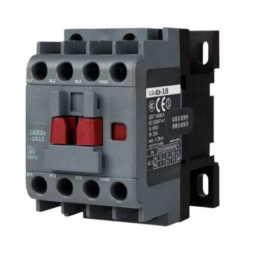 Contacteur AC CJX2S-1811 24V pour circuit monophasé et triphasé
