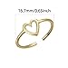 925 Sterling Silver Dainty Hollow Toe Rings for Women 14K Gold Plated Arrow Heart Infinity Vintage Celtic Knot Teardrop Stylish Toe Rings Adjustable Band Rings Summer Beach Party Foot Wedding Jewelry (Gold)