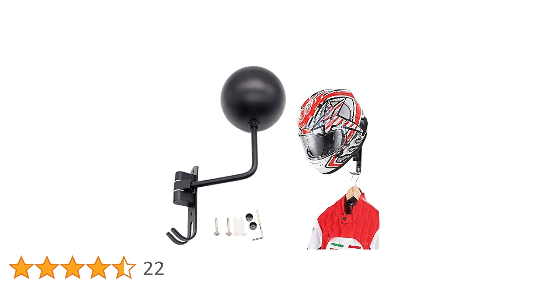 ヘルメット スタンド Amazon | Ranzek バイクアクセサリー ヘルメットラック バイク用