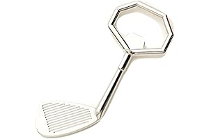 Golf Bottle Opener - Stainless Steel Silver Golf Club Shaped Beverage Beer...