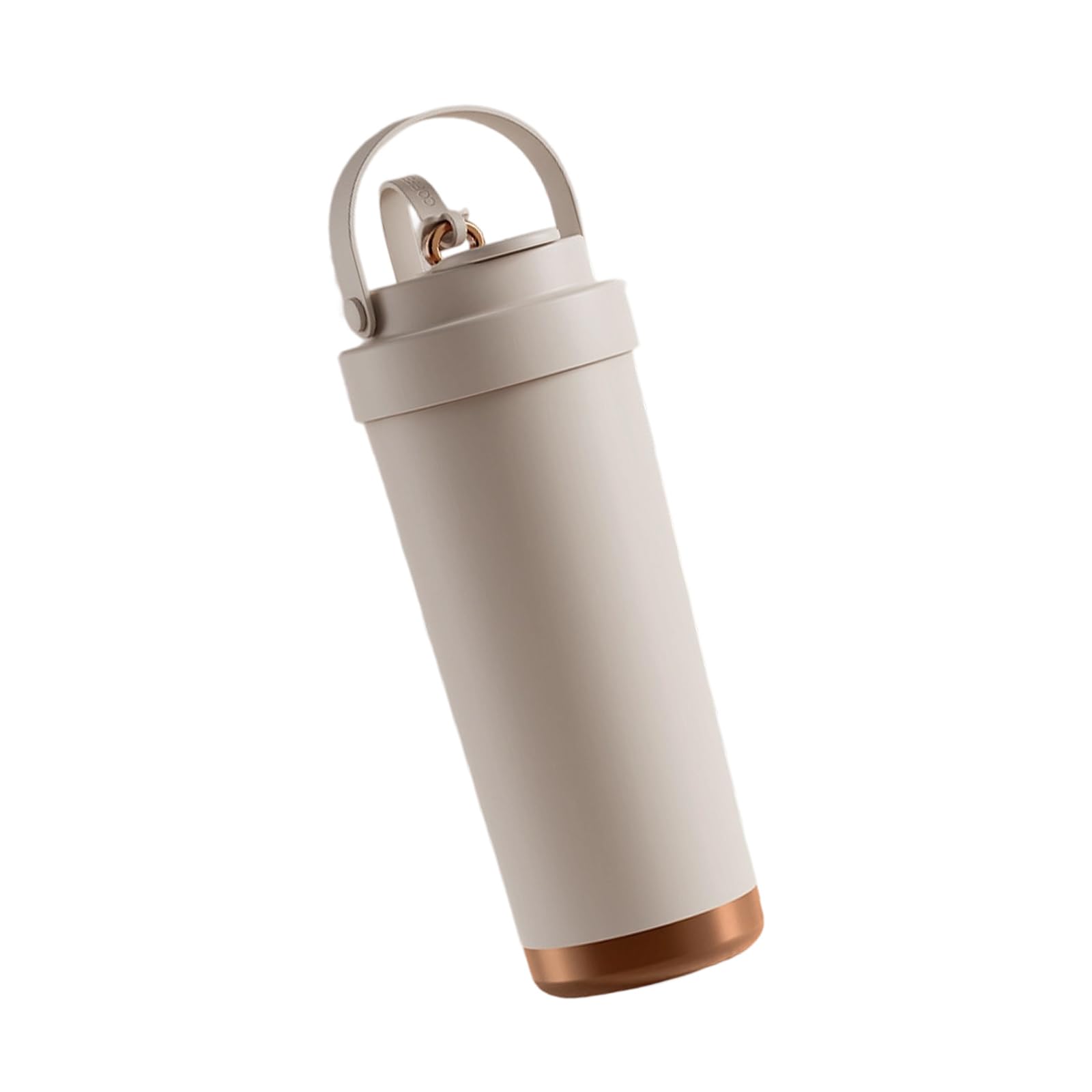 MALSSE Large Capacity Stainless Steel Water Bottle Ceramic Coated Insulation Coffee Mug Beverage Container with Straw Lid Dishwasher Safe Ceramic Lined Water Bottle