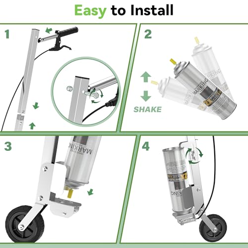 2393000 marking wand for inverted marking spray paint marking spray paint wand suitable for temporary marking paint marking of sports fields building construction lineround-tip nozzle