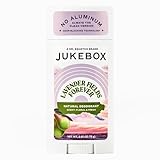 JUKEBOX Natural Deodorant for Women–Lavender Fields Forever Scent–Aluminum-Free, No Baking Soda, No Harsh Chemicals, Odor Blocking Technology, Lavender, Pear, Driftwood-a Dr. Squatch Brand-2.65oz